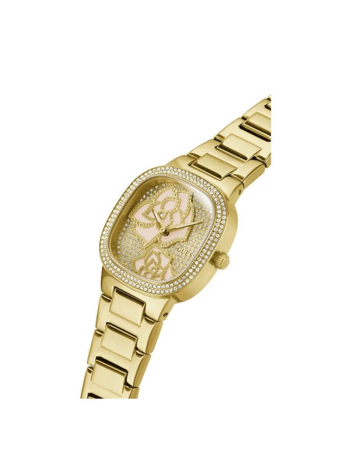 Guess Analog Gold Dial Women's Watch-GW0544L2 - Image 2